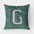 thumbnail image 1 of Carolines Treasures CJ2010-GPW1818 Letter G Back to School Initial Canvas Fabric Decorative Pillow  18H x18W multicolor, 1 of 4