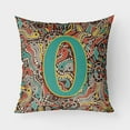 thumbnail image 1 of Carolines Treasures CJ2013-OPW1818 Letter O Retro Tribal Alphabet Initial Canvas Fabric Decorative Pillow  18H x18W, 1 of 3