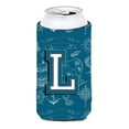 thumbnail image 1 of Carolines Treasures CJ2014-LTBC Letter L Sea Doodles Initial Alphabet Tall Boy Beverage Insulator Hugger  Tall Boy, 1 of 1
