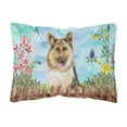 thumbnail image 1 of Carolines Treasures CK1216PW1216 German Shepherd Spring Canvas Fabric Decorative Pillow  12H x16W multicolor, 1 of 3