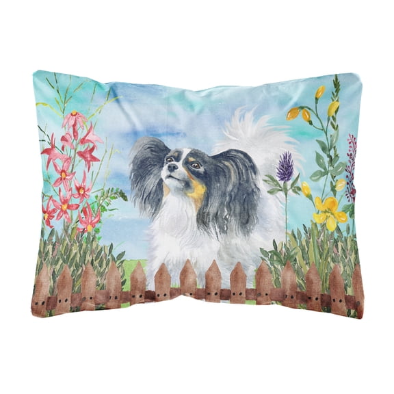 Papillon Spring Canvas Fabric Decorative Pillow