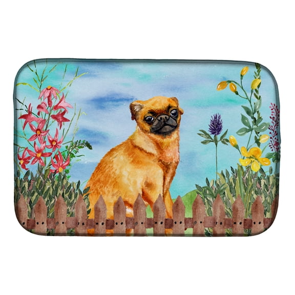 Small Brabant Griffon Spring Dish Drying Mat