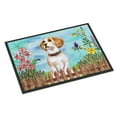 thumbnail image 1 of Carolines Treasures CK1248MAT Beagle Spring Door Mat Indoor Rug or Outdoor Welcome Mat 18x27 Doormat  27"L x 18"W, 1 of 4