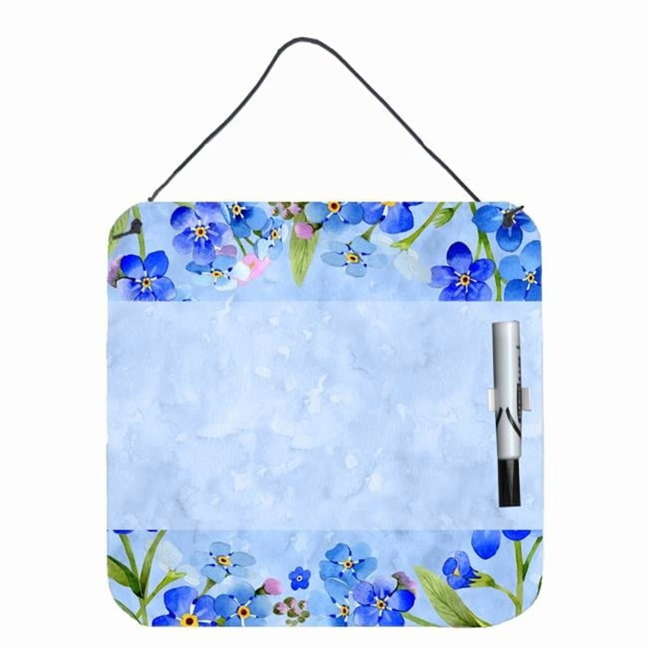 Carolines Treasures CK1703DEB1212 Myosotis Flowers Aluminum Dry Erase Marker Board