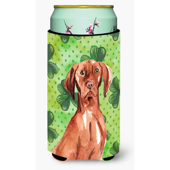 Carolines Treasures CK1803TBC Shamrocks Vizsla Tall Boy Beverage Insulator Hugger Tall Boy multicolor