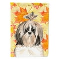 thumbnail image 1 of Carolines Treasures CK1826GF Fall Leaves Shih Tzu Flag Garden Size , Small, multicolor, 1 of 3