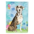 thumbnail image 1 of Carolines Treasures CK1919GF Easter Eggs Catahoula Leopard Dog Flag Garden Size  Small multicolor, 1 of 3