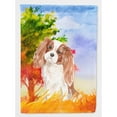 thumbnail image 1 of Carolines Treasures CK1950CHF Fall Blenheim Cavalier Spaniel Flag Canvas House Size  Large multicolor, 1 of 4