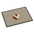 thumbnail image 1 of Carolines Treasures CK2183MAT English Bulldog In the Kitchen Door Mat Indoor Rug or Outdoor Welcome Mat 18x27 Doormat, 1 of 4