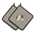 thumbnail image 1 of Carolines Treasures CK2185PTHD Fox Terrier In the Kitchen Pair of Pot Holders, 7.5HX7.5W, multicolor, 1 of 3