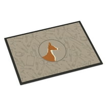 Carolines Treasures CK2192JMAT Ibizan Hound In the Kitchen Door Mat Indoor Rug or Outdoor Welcome Mat 24x36 Doormat