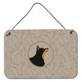 thumbnail image 1 of Carolines Treasures CK2197DS812 Lancashire Terrier In the Kitchen Wall or Door Hanging Prints  8x12 multicolor, 1 of 1