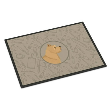 Carolines Treasures CK2198JMAT Norwich Terrier In the Kitchen Door Mat Indoor Rug or Outdoor Welcome Mat 24x36 Doormat