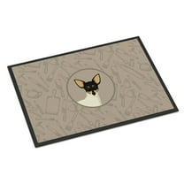 Carolines Treasures CK2214JMAT Toy Fox Terrier In the Kitchen Door Mat Indoor Rug or Outdoor Welcome Mat 24x36 Doormat
