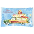 thumbnail image 1 of Carolines Treasures CK2405PW1216 Merry Christmas English Pointer Canvas Fabric Decorative Pillow  12H x16W multicolor, 1 of 3