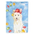 thumbnail image 1 of Carolines Treasures CK2500GF Christmas Lights White Collie Flag Garden Size  Small multicolor, 1 of 3
