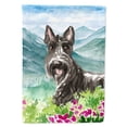 thumbnail image 1 of Carolines Treasures CK2523GF Mountain Flowers Scottish Terrier Flag Garden Size  Small multicolor, 1 of 3