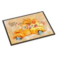 thumbnail image 1 of Carolines Treasures CK2619MAT Fall Harvest Golden Retriever Door Mat Indoor Rug or Outdoor Welcome Mat 18x27 Doormat, 1 of 4