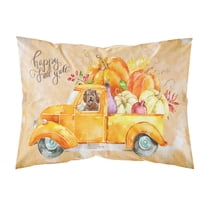 Carolines Treasures CK2623PILLOWCASE Fall Harvest Labradoodle Fabric Standard Pillowcase Standard multicolor