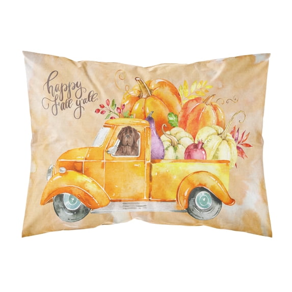 Carolines Treasures CK2628PILLOWCASE Fall Harvest Newfoundland Fabric Standard Pillowcase Standard multicolor