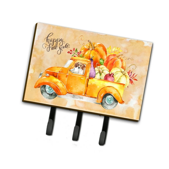 Fall Harvest Beagle Leash or Key Holder