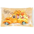 thumbnail image 1 of Carolines Treasures CK2658PW1216 Fall Harvest Brown Cockapoo Canvas Fabric Decorative Pillow  12H x16W multicolor, 1 of 3
