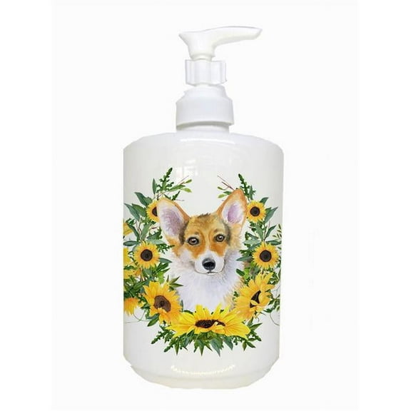 Carolines Treasures CK2834SOAP Pembroke Corgi Ceramic Soap Dispenser