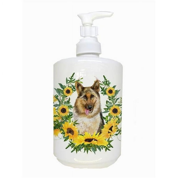 Carolines Treasures CK2846SOAP German Shepherd Ceramic Soap Dispenser