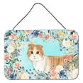 thumbnail image 1 of Carolines Treasures CK3397DS812 Scottish Fold Spring Flowers Wall or Door Hanging Prints 8x12 multicolor, 1 of 2