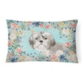 thumbnail image 1 of Carolines Treasures CK3409PW1216 Shih Tzu Puppy Canvas Fabric Decorative Pillow 12H x16W multicolor, 1 of 4