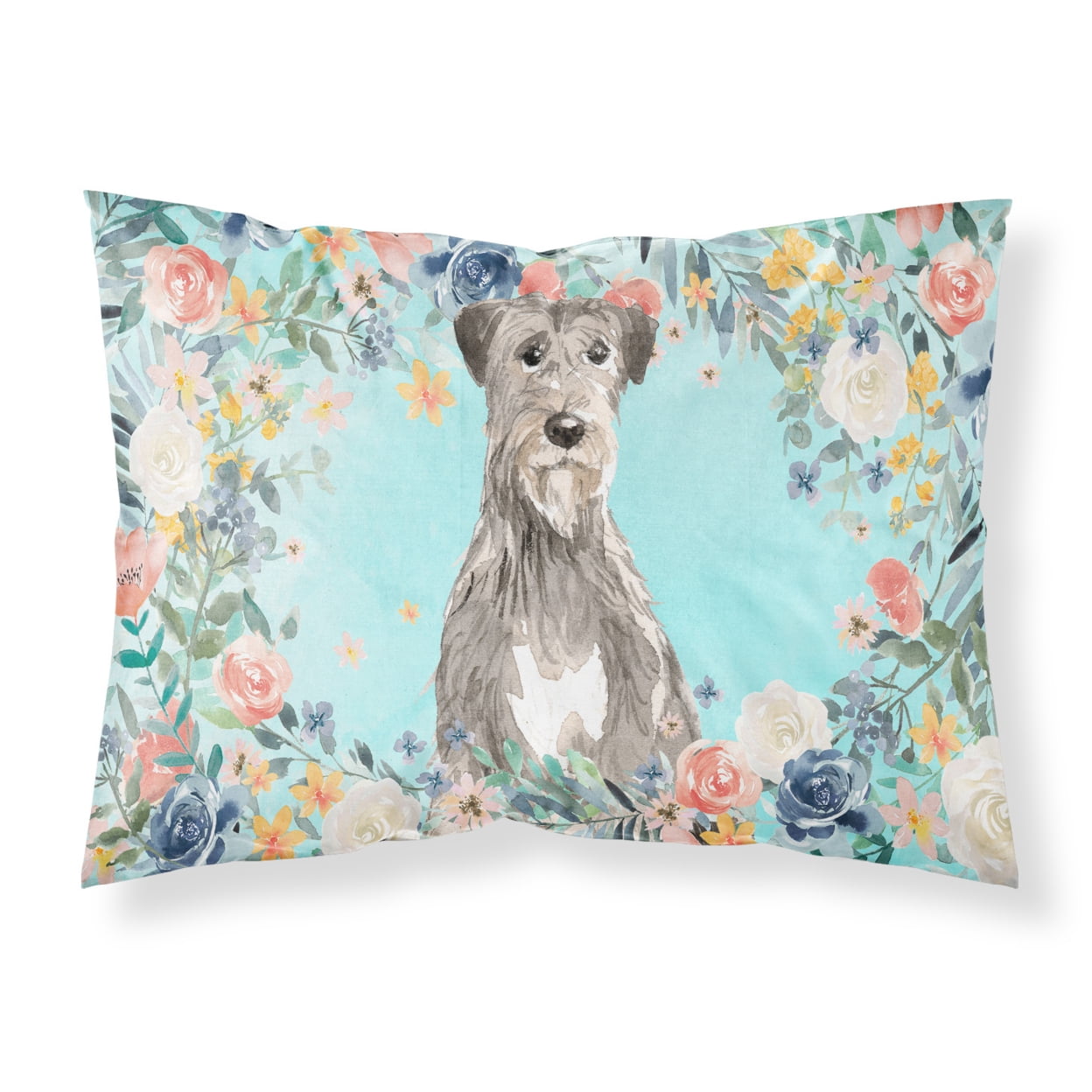 Irish Wolfhound Fabric Standard Pillowcase
