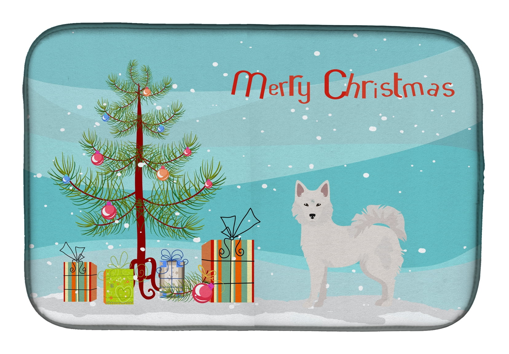 Danish Spitz Christmas Tree Dish Drying Mat