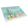 thumbnail image 1 of Carolines Treasures CK3468LCB Tan Lhasa Apso Christmas Tree Glass Cutting Board Large, 12H x 16W, multicolor, 1 of 4