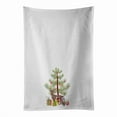 thumbnail image 1 of Carolines Treasures CK3473WTKT 28 x 19 in. Unisex Mexican Hairless Dog Christmas Tree White Dish Towels Kitchen Towel - Set of 2, 1 of 3