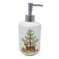 thumbnail image 1 of Carolines Treasures CK3474SOAP 7 x 3.5 in. Unisex Miniature Fox Terrier Christmas Tree Ceramic Soap Dispenser, 1 of 1