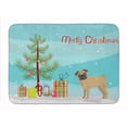 thumbnail image 1 of Pug Christmas Tree Machine Washable Memory Foam Mat, 1 of 4