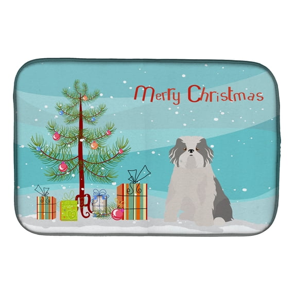 Odis Odessa Domestic Ideal Dog Christmas Tree Dish Drying Mat