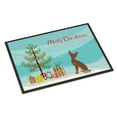 thumbnail image 1 of Carolines Treasures CK3508JMAT Brown Prague Ratter Christmas Tree Door Mat Indoor Rug or Outdoor Welcome Mat 24x36, 1 of 4