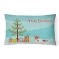 thumbnail image 1 of Carolines Treasures CK3511PW1216 Toy Fox Terrier Christmas Tree Canvas Fabric Decorative Pillow 12HX16W multicolor, 1 of 4