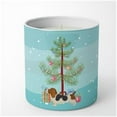 thumbnail image 1 of Carolines Treasures CK3518CDL 3.75 x 3.25 in. Unisex Basset Hound Christmas Tree 10 oz Decorative Soy Candle, 1 of 5