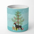 thumbnail image 1 of Carolines Treasures CK3535CDL 3.75 x 3.25 in. Unisex Doberman Pinscher Christmas Tree 10 oz Decorative Soy Candle, 1 of 5