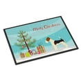 thumbnail image 1 of Carolines Treasures CK3538MAT Fox Terrier Christmas Tree Door Mat Indoor Rug or Outdoor Welcome Mat 18x27 Doormat 27"L x, 1 of 4