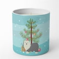 thumbnail image 1 of Carolines Treasures CK3552CDL 3.75 x 3.25 in. Unisex Old English Sheepdog Christmas Tree 10 oz Decorative Soy Candle, 1 of 5