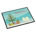 thumbnail image 1 of Carolines Treasures CK3565MAT Spitz Christmas Tree Door Mat Indoor Rug or Outdoor Welcome Mat 18x27 Doormat 27"L x 18"W, 1 of 3