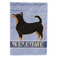 thumbnail image 1 of Lancashire Terrier Welcome Garden Flag, 1 of 3