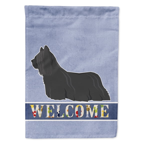 Skye Terrier Welcome Garden Flag