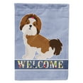 thumbnail image 1 of Carolines Treasures CK3651GF Imperial Shih Tzu Welcome Flag Garden Size  Small multicolor, 1 of 3