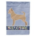 thumbnail image 1 of Tan Chorkie Welcome Garden Flag, 1 of 3