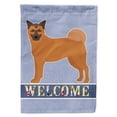 thumbnail image 1 of Carolines Treasures CK3725GF Chow Shepherd Welcome Flag Garden Size  Small multicolor, 1 of 3