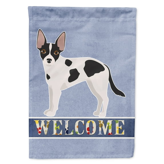 Carolines Treasures CK3749GF Jackhuahua Welcome Flag Garden Size Small multicolor